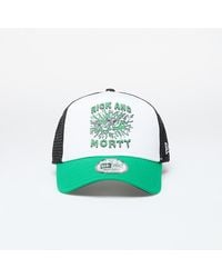 KTZ - Cap X Rick And Morty 9forty Trucker Snapback Green/ Black/ White Universal - Lyst