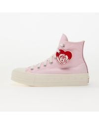 Converse - Sneakers Chuck Taylor All Star Lift Hi Sugar Berry/ Egret Eur - Lyst