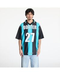 Reebok - T-Shirt X Botter Ltd Reverse Soccer Tee Striped/ Aqua - Lyst