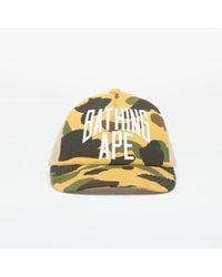 A Bathing Ape - Pet 1St Camo Nyc Logo Mesh Cap - Lyst