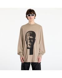 Rick Owens - Maglietta Jumbo Ls Tee Dirty Pearl - Lyst