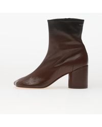 MM6 by Maison Margiela - Mm6 shoes show ankle boot black/ sable 36 - Lyst