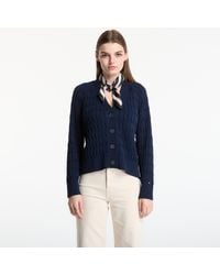 Tommy Hilfiger - Trui Mid Gg Cable V-Nk Ls Cardigan - Lyst