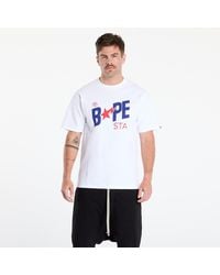 A Bathing Ape - T-Shirt Colors Bape Sta Tee - Lyst