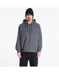 ROA - Sweatshirt Aair Floweave Printed Check Long Sleeve Hooded Shirt - Lyst