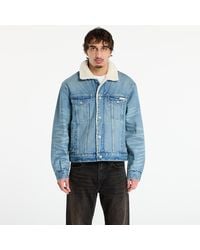 Calvin Klein - Jas Jeans 90S Sherpa Trucker Jacket - Lyst