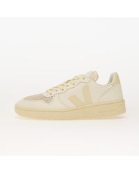 Veja - Sneakers V-10 Leather Pure_Calcaire Eur - Lyst