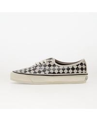 Vans - Baskets lx authentic 44 diamond check black/ white eur 38.5 - Lyst