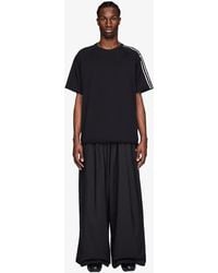 Y-3 - Sweatbroeken Raw Edge 3 Stripes Wide Tracksuit Bottoms - Lyst