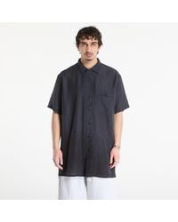 Y-3 - Chemise dip dye short sleeve long shirt black/ chalk pearl s - Lyst