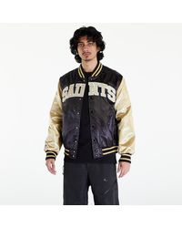 KTZ - New Orleans Saints Nfl Satin Bomber Jacket Unisex / Vegas Gold - Lyst