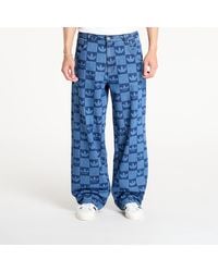 adidas Originals - Jeans Adidas Monogram All Over Print Regular Denim Pants - Lyst