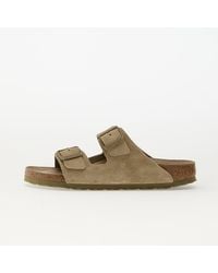 Birkenstock - Baskets arizona soft footbed suede leather eur 39 - Lyst