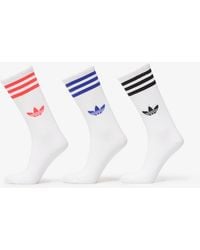 adidas Originals - Socken Adidas 3-Stripes High Crew Socks 3-Pack - Lyst