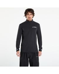 adidas Originals - T-Shirt Adidas Terrex Xperior Half-Zip Long-Sleeve Top - Lyst