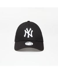 KTZ - Cap 9forty mlb essential wmns new york yankees black/ white - Lyst