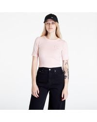 Calvin Klein - Jeans Badge Slim Rib Short - Lyst