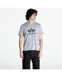 Alpha Industries - Alpha Industries Basic Tee Grey - Lyst