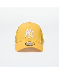 KTZ - New York Yankees 9forty Trucker Grilled Yellow/ White - Lyst