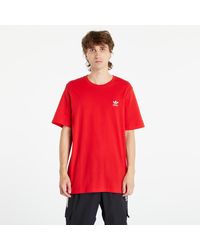 adidas Originals - T-shirt Adidas Essential Tee Better Scarlet /white S - Lyst