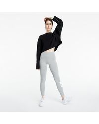Nike - Sportswear w essential high-rise leggings dk grey heather/ white - Lyst