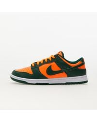 Nike - Dunk Low Miami Hurricanes Sneakers - Lyst