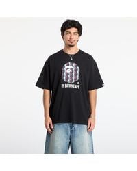 A Bathing Ape - T-Shirt Ape Head Pattern By Bathing Ape Relaxed Fit Tee - Lyst