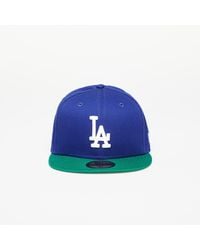 KTZ - Los Angeles Dodgers Mlb Team Colour 59fifty Fitted Cap Dark Royal/ White - Lyst
