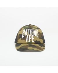 A Bathing Ape - Mütze 1St Camo Nyc Logo Mesh Cap - Lyst