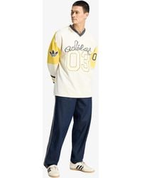adidas Originals - Jersey Adidas Hockey Long Sleeve Jersey Eqt/ Pure Ruby - Lyst