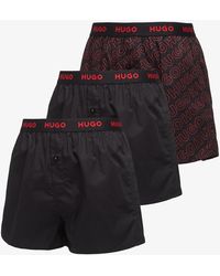 BOSS - Boxershorts Woven Boxer Triplet - Lyst