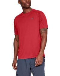 Under Armour - ® Poloshirt UA TECH 2.0 SS TEE 600 RED - Lyst