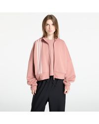 adidas Originals - Sweatshirt Adidas Off Placed 3-Stripes Zip Up - Lyst