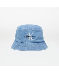 Calvin Klein - Jeans Mono Logo Denim Bucket Hat - Lyst