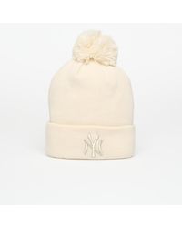 KTZ - Mütze Knit Medium Wmns Mlb Metallic Bobble Beanie New York Yankees - Lyst