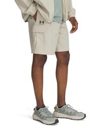 Under Armour - Korte Broek Vibe Woven Cargo Short Khaki Base - Lyst