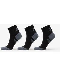 Under Armour - Performance Cotton 3-Pack Qtr Socks - Lyst
