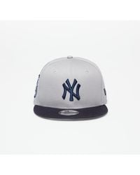 KTZ - New York Yankees Contrast Side Patch 9fifty Snapback Cap / Navy - Lyst