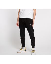 Nike Sportswear Club BB Jogger Fleece Pants Black/ Black/ White - Nero