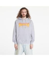 Thrasher - Sweatshirt Flame Logo Hoody - Lyst