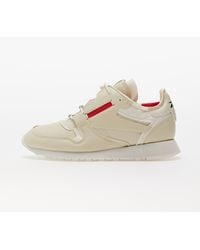 Reebok - X milk makeup classic vegan vintage chalk/ vector red/ core black - Lyst