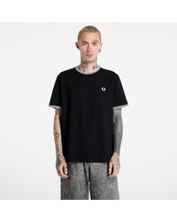 Fred Perry - T-Shirt Twin Tipped T-Shirt - Lyst