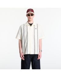 Fred Perry - Hemd Placement Print Revere Shirt - Lyst