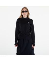 Nike - T-shirt acg dri-fit adv goat rocks long-sleeve top black/ black/ summit white xs - Lyst