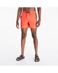Calvin Klein Medium Drawstring Swim Shorts Orange