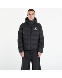 Calvin Klein - Jacket Jeans Ls Nylon Monogram Pu Jacket - Lyst