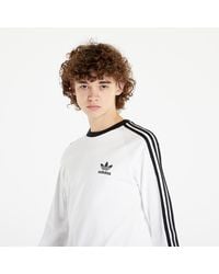 adidas Originals - 3-stripes Long Sleeve Tee - Lyst