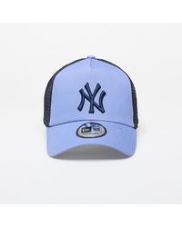 KTZ - New York Yankees League Essential Trucker Cap Copen / Black - Lyst