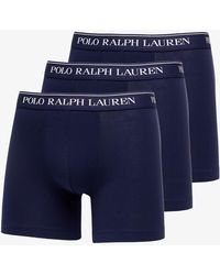 Ralph Lauren - Boxer Briefs 3 Pack Navy - Lyst