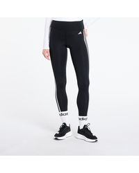 adidas Originals - Adidas Train Essentials 3-Stripes High-Waisted 7/8 Leggings/ Cream/ Gum 3 - Lyst